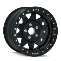 Dirty Life 9302 Roadkill Race 17x9/6x139.7 BP/-14mm Offset/106mm Hub Matte Black Wheel - Beadlock