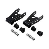 Belltech Shackle kit 2011+ Chevrolet Silverado/Sierra 3/4 Ton Pickup 1in Rear Drop