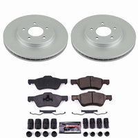 Power Stop 10-12 Ford Escape Front Z23 Coated Brake Kit