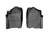 WeatherTech 08+ Nissan Armada Front FloorLiner - Black