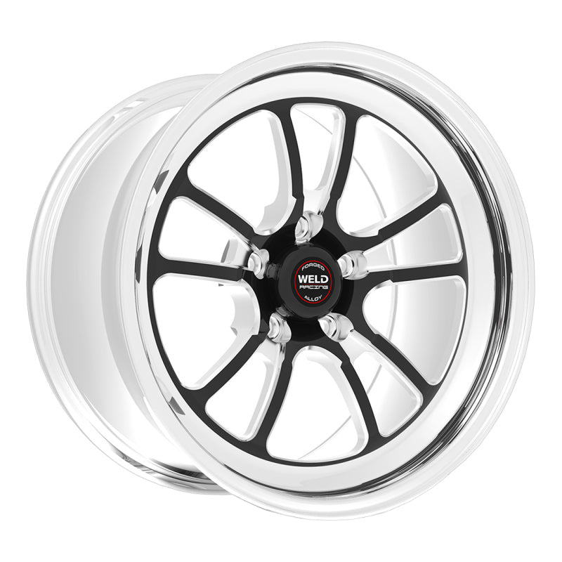 Weld S70 20x7 / 5x4.5 in BP / 4.3in. BS Black Wheel (High Pad) - Non-Beadlock