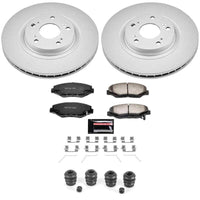 Power Stop 13-15 Acura ILX Front Z36 Coated Truck & Tow Brake Kit