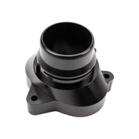 Wehrli 11-25 Ford Power Stroke 6.7L Billet Aluminum Thermostat Housing - Black Anodized