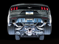 AWE Tuning S550 Mustang EcoBoost Axle-Back Exhaust - Touring Edition (Diamond Black Tips)