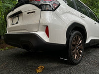 Rally Armor 25-26 Subaru Forester &amp; Hybrid Black UR Mud Flap w/Grey Logo