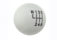 Ford Racing 15-19 Ford Mustang EcoBoost / GT w/ 6-Speed Manual Transmission Bullitt White Shift Knob