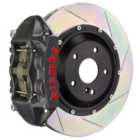 Brembo 12-17 M5 (F10) Rear GTS BBK 4 Piston Cast 380x28 2pc Rotor Slotted Type-1-Black HA