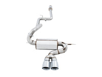 AWE Tuning Ford Focus ST Touring Edition Cat-Back Exhaust - Resonated - Chrome Silver Tips