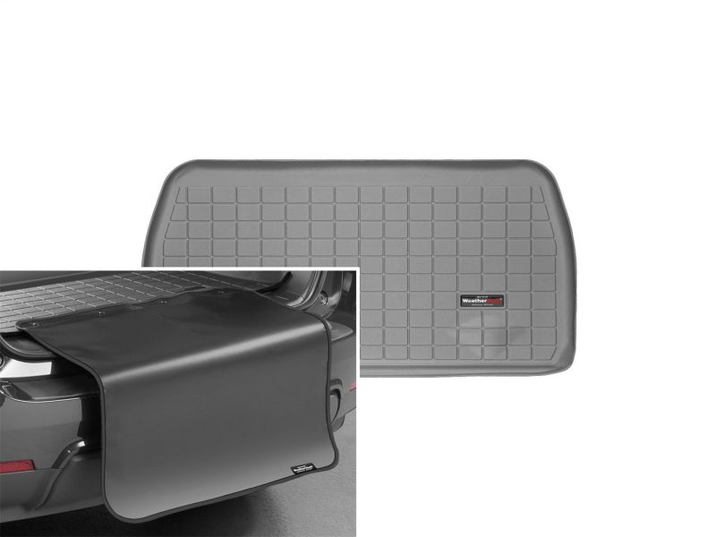 WeatherTech 11-17 Honda Odyssey Cargo With Bumper Protector - Grey