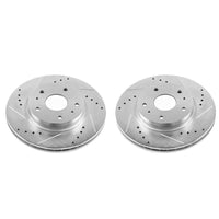 Power Stop 07-13 Suzuki SX4 Front Evolution Drilled & Slotted Rotors - Pair