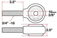SPC Performance xAxis Rod End Ball Joint