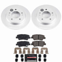 Power Stop 17-20 Hyundai Elantra Rear Z23 Coated Brake Kit