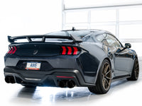 AWE 2024 Ford Mustang Dark Horse S650 RWD Track Edition Cat-Back Exhaust w/ Quad Diamond Black Tips