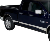 Putco 10-17 RAM 2500/3500 Mega Cab 6.5in- 5.5in Wide 12pcs (w/o Factory Flares) Pro SS Rocker Panels