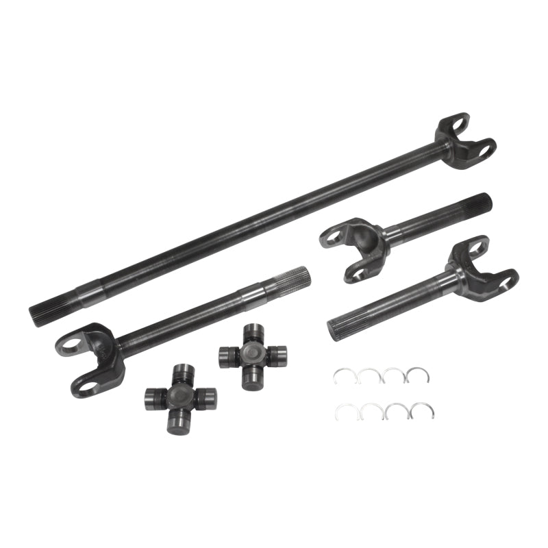USA Standard 4340 Chrome-Moly Replacement Axle Kit For 79-93 Dodge Dana 60 Front / 35 Spline