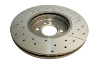 DBA 07-16 Mini Cooper S Front Drilled & Slotted Street Series Rotor
