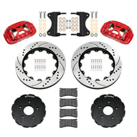 Wilwood 14-19 Chevrolet Corvette C7 Forged XRS6R Front BBK - 14.00 Rotor SRP - Red