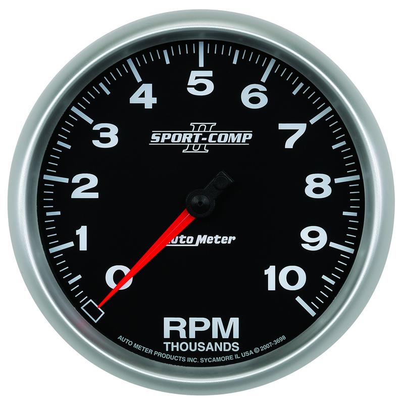 AutoMeter Gauge Water Temp 2-5/8in. 260 Deg. F Stepper Motor W/ Peak & Warn Sport-Comp II