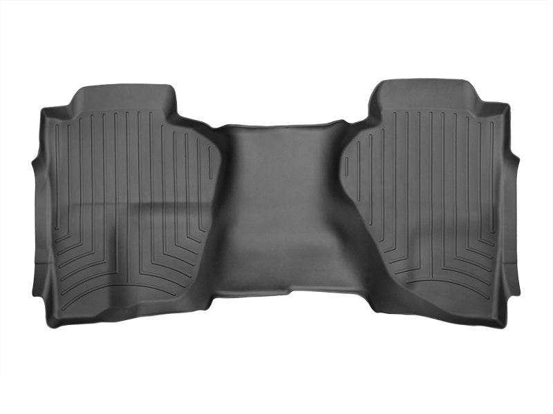 WeatherTech 2015+ Ford F-150 SuperCrew (1st Row Bench) Rear FloorLiner HP - Black