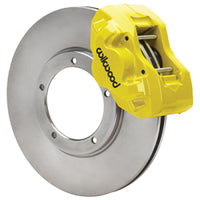 Wilwood 75-83 Porsche 911 D45 11.10in. Front Brake Kit w/ Flex Lines - Yellow