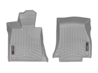 WeatherTech 2016+ BMW 7-Series Front FloorLiner - Grey (Vehicles w/Rear Executive Lounge Seating)