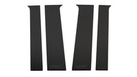 Putco 2020 GMC Sierra HD - GMC Etching - Crew Cab / Dbl Cab (6pcs) Black Platinum Pillar Posts