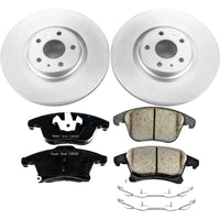 Power Stop 13-19 Ford Fusion Front Z17 Evolution Geomet Coated Brake Kit