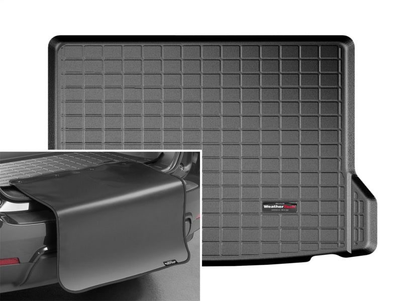 WeatherTech 2015+ Mercedes Benz GLA Cargo Liner w/ Bumber Protector - Black