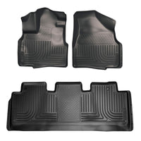 Husky Liners 11-17 Honda Odyssey Front and 2nd Seat Black Floor Liners