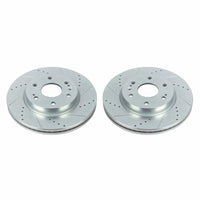 Power Stop 19-20 Chevrolet Silverado 1500 Front Evolution Drilled & Slotted Rotors - Pair