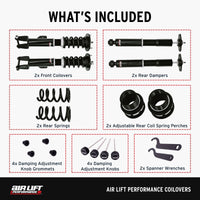 Air Lift Performance 11-23 Chrysler 300 / 15-23 Dodge Challenger Coilover Kit