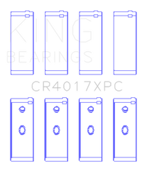 King Engine Bearings Opel 1.8/2.0 X18/20Xe (Size +.026mm) Connecting Rod Bearing Set