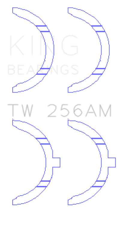 King Engine Bearings Mazda JE/JE06/JE07 Thrust Washer Set of 2