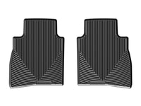 WeatherTech 2013+ Nissan Sentra Rear Rubber Mats - Black