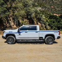 Westin 20-26 Chevy Silverado 2500 Crew Cab (6.5ft Bed) R5 M-Series XD W2W Nerf Bars - Textured Black