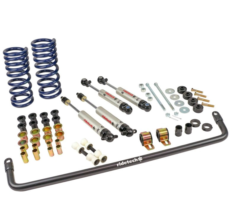 Ridetech 63-82 Chevrolet Corvette StreetGrip Suspension System w/ HQ Shocks & Steel Leaf Spring