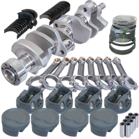 Eagle Chevy LT1 350 1Pc 3.750in Crank 6.000in I-Beam Rods -16cc 4.000in Pistons Rotating Assembly