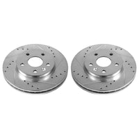 Power Stop 11-16 Buick LaCrosse Front Evolution Drilled & Slotted Rotors - Pair