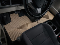 WeatherTech 08+ Chrysler Town & Country Front Rubber Mats - Tan