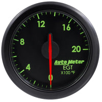Autometer Airdrive 2-1/16in EGT Gauge 0-2000 Degrees F - Black