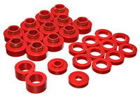 Energy Suspension CJ-8 Scrambler Body Mount - Red