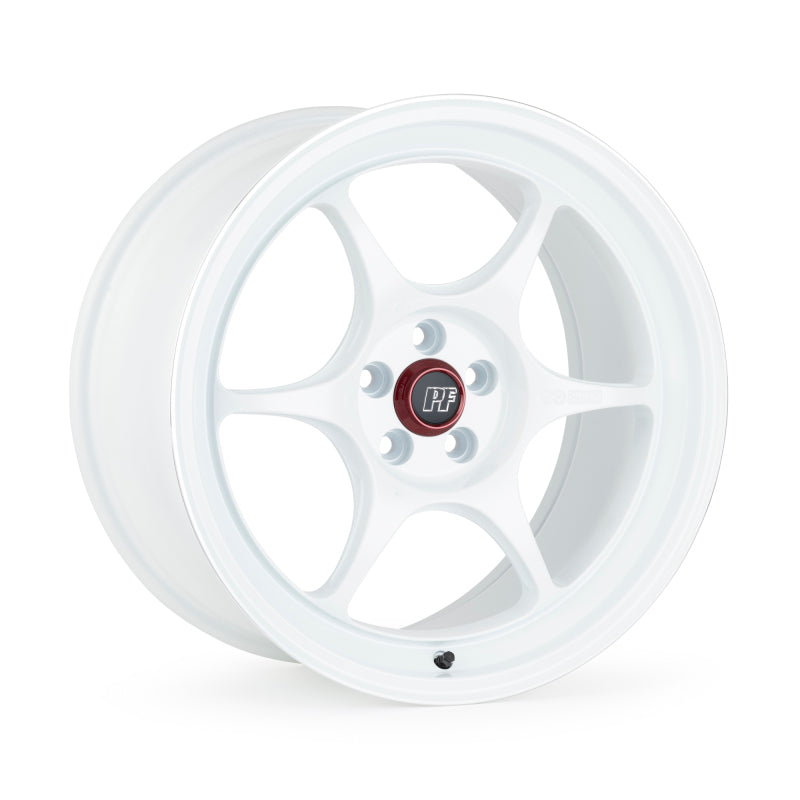 Enkei PF06 17x9 / +35 ET / 5x100 BP - Whtie Machined