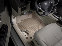 WeatherTech 12+ Honda Civic Front FloorLiner - Tan
