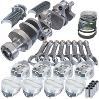 Eagle Chevy LT1350 1Pc 3.750in Crank 6.000in I-Beam Rods -18cc 4.060in Pistons Rotating Assembly