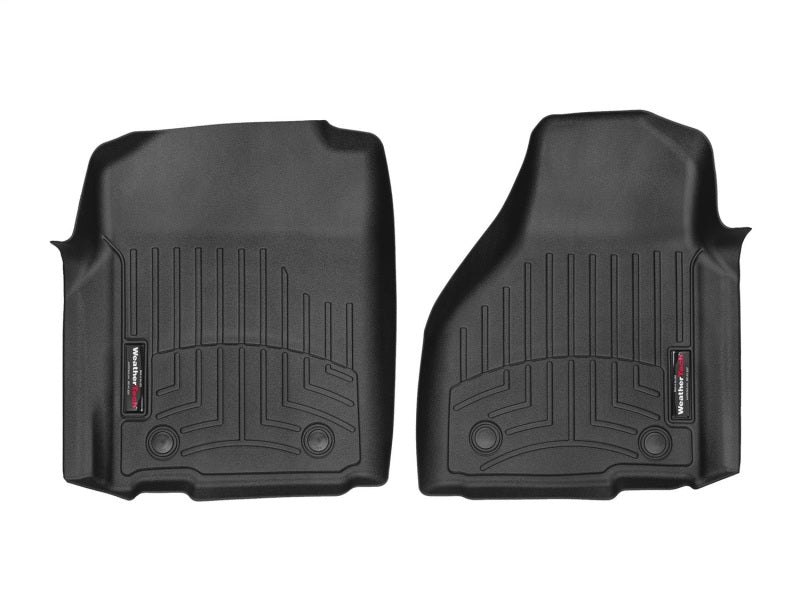 WeatherTech 2012+ Dodge Ram 1500 (Regular Cab) Front FloorLiner Vinyl Floors - Black