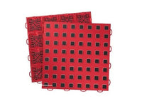 WeatherTech TechFloor - 12in X 12in Tiles - Red/Black **Order in Qtys of 10