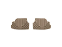 WeatherTech 07+ BMW 1-Series (E82/E88) Rear Rubber Mats - Tan