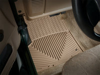 WeatherTech 97-06 Jeep Wrangler Front Rubber Mats - Tan