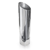 Stainless Works Single Wall Slash Cut Exhaust Tip - 3 1/2in Body 3in ID Inlet