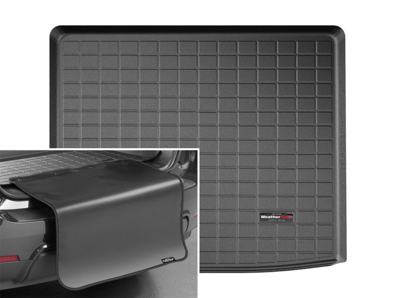 WeatherTech 2019+ Jeep Cherokee Cargo With Bumper Protector - Black
